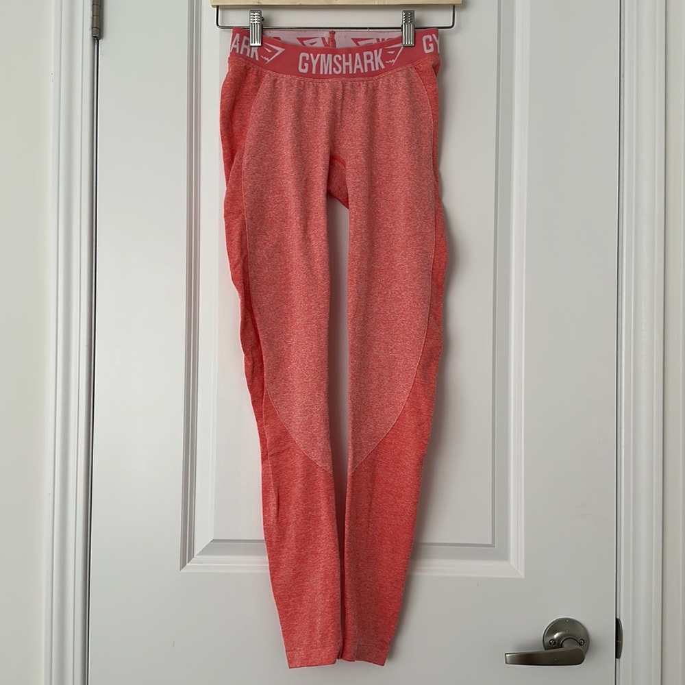 Gymshark Salmon Pink Leggings (XS)